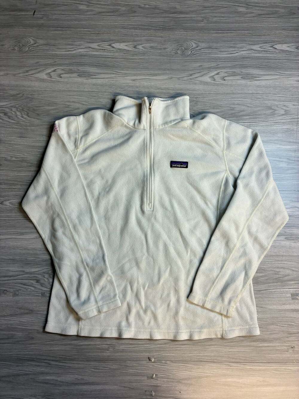 Patagonia Better Sweater Quarter Zip Fleece Pullover Cream
